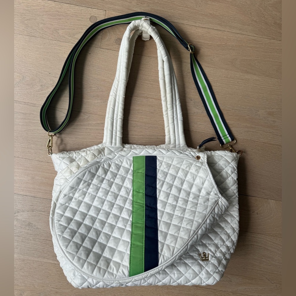 Oliver Thomas White Kitchen Sink Tennis Tote